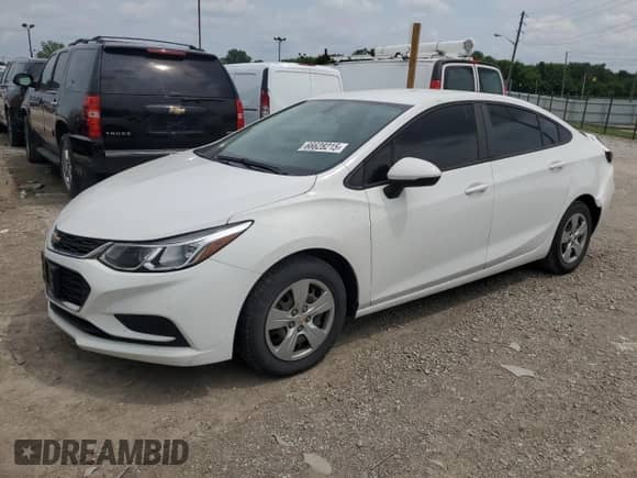 2017 Chevrolet Cruze LS with VIN 1G1BC5SMXH7171668, listed as a Copart auction lot 66628215 with 122,964 mi miles and Salvage title. Bid and sale history available at DreamBid. Image 1.