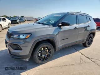 2024 Jeep Compass Latitude with VIN 3C4NJDBN3RT608145, listed as a Copart auction lot 71494165 with 22,671 mi miles and Salvage title. Bid and sale history available at DreamBid. Image 1.