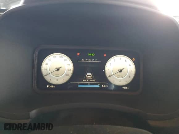 2023 Hyundai Kona с VIN KM8KH3AC4PU008709, выставлен на аукционе Copart как лот 85680354 с пробегом 9 278 миль миль и Списание • Salvage title. История ставок и продаж доступна на DreamBid. Изображение 9.