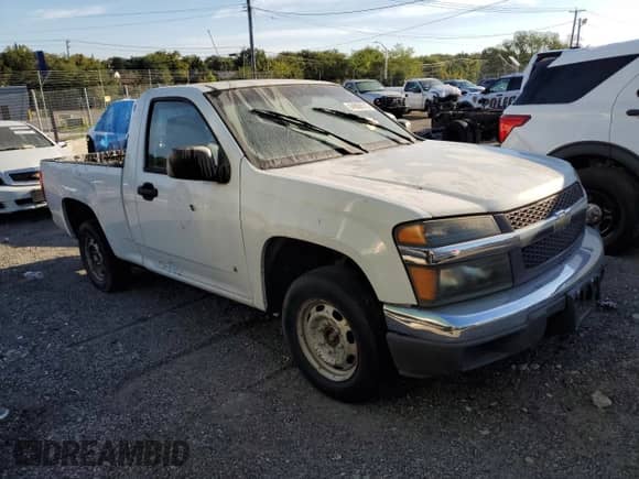 2006 Chevrolet Colorado Work Truck with VIN 1GCCS148568210083, listed as a Copart auction lot 84808515 with 84,194 mi miles and Clean title. Bid and sale history available at DreamBid. Image 4.