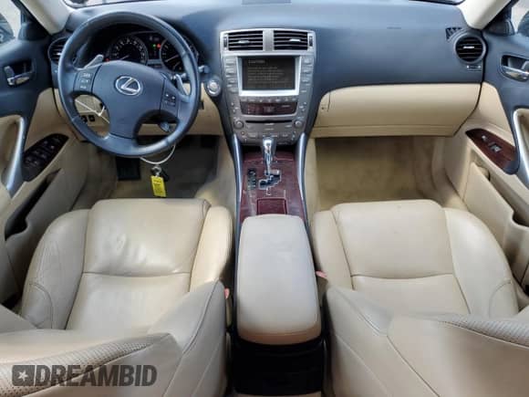 2007 Lexus IS 250 with VIN JTHCK262572008782, listed as a Copart auction lot 69770975 with 80,634 mi miles and Clean title. Bid and sale history available at DreamBid. Image 8.