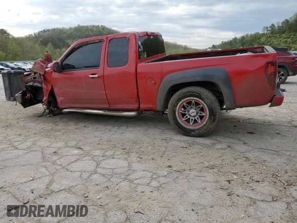 2010 Chevrolet Colorado 1LT with VIN 1GCKTCDE9A8145600, listed as a Copart auction lot 53667325 with 91,725 mi miles and Salvage title. Bid and sale history available at DreamBid. Image 2.