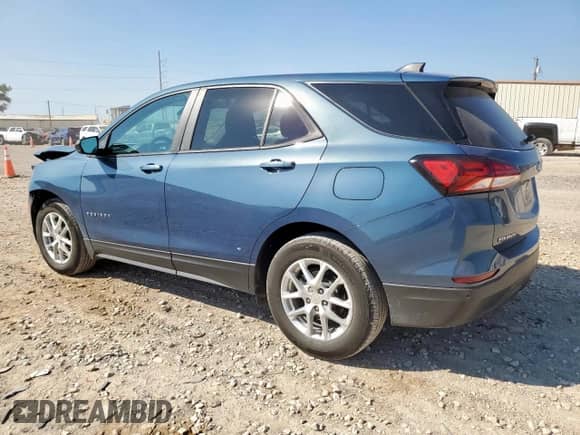 2024 Chevrolet Equinox LS с VIN 3GNAXHEG8RL179125, выставлен на аукционе Copart как лот 80371545 с пробегом 43 396 миль миль и Списание • Salvage title. История ставок и продаж доступна на DreamBid. Изображение 2.