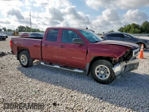 2014 Chevrolet Silverado 1500 Work Truck with VIN 1GCRCPEH1EZ203035, listed as a Copart auction lot 70512715 with 93,233 mi miles and Salvage title. Bid and sale history available at DreamBid. Image 4.