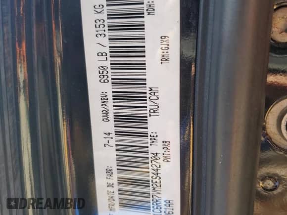 2014 Ram 1500 Laramie z VIN 1C6RR7VM2ES442704, wystawiony jako Copart lot #50074295 z przebiegiem 114 734 mil mil oraz Szkoda całkowita • Salvage title. Historia ofert i sprzedaży dostępna na DreamBid. Obrazek 12.