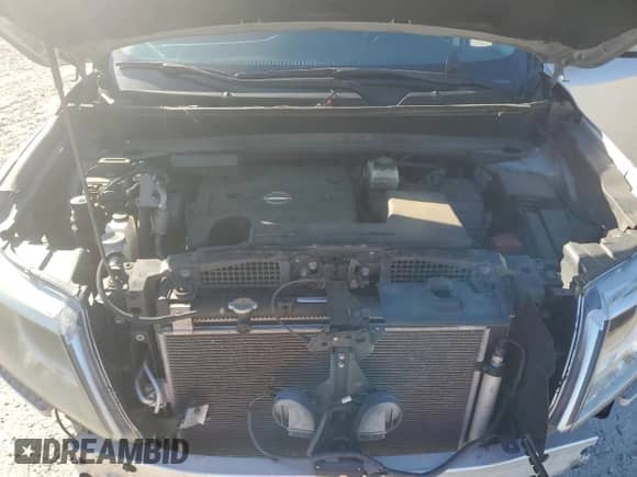 2016 Nissan Pathfinder S z VIN 5N1AR2MN3GC605081, wystawiony jako Copart lot #87269585 z przebiegiem 150 321 mil mil oraz Szkoda całkowita • Salvage title. Historia ofert i sprzedaży dostępna na DreamBid. Obrazek 12.