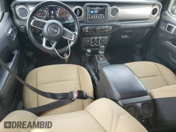 2021 Jeep Wrangler Unlimited Sahara z VIN 1C4HJXEN3MW624214, wystawiony jako Copart lot #64775615 z przebiegiem 80 169 mil mil oraz Szkoda całkowita • Salvage title. Historia ofert i sprzedaży dostępna na DreamBid. Obrazek 8.