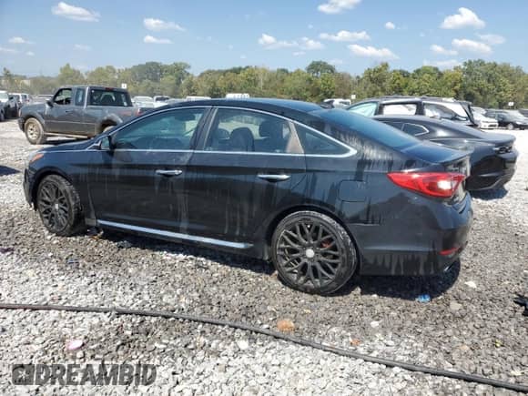 2017 Hyundai Sonata Sport z VIN 5NPE34AF5HH509944, wystawiony jako Copart lot #80489355 z przebiegiem 140 689 mil mil oraz Szkoda całkowita • Salvage title. Historia ofert i sprzedaży dostępna na DreamBid. Obrazek 2.