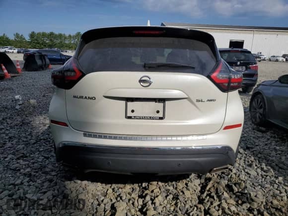 2021 Nissan Murano SL with VIN 5N1AZ2CS2MC123995, listed as a Copart auction lot 70037845 with 47,440 mi miles and Salvage title. Bid and sale history available at DreamBid. Image 6.