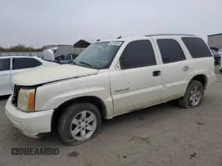 2005 Cadillac Escalade with VIN 1GYEC63N05R209582, listed as a Copart auction lot 85780504 with Not provided miles and Salvage title. Bid and sale history available at DreamBid. Image 1.