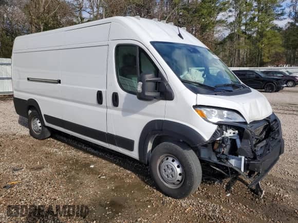 2023 Ram ProMaster Cargo z VIN 3C6MRVJG5PE537004, wystawiony jako Copart lot #47746545 z przebiegiem 59 414 mil mil oraz Szkoda całkowita • Salvage title. Historia ofert i sprzedaży dostępna na DreamBid. Obrazek 4.