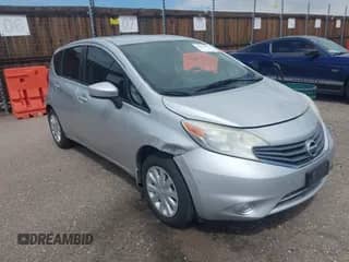 2015 Nissan Note SV with VIN 3N1CE2CP8FL398348, listed as a IAAI auction lot 42459572 with 148,067 mi miles and . Bid and sale history available at DreamBid. Image 1.