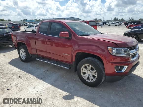 2019 Chevrolet Colorado 2WD LT with VIN 1GCHSCEA7K1150877, listed as a Copart auction lot 72385704 with 17,806 mi miles and Salvage title. Bid and sale history available at DreamBid. Image 4.