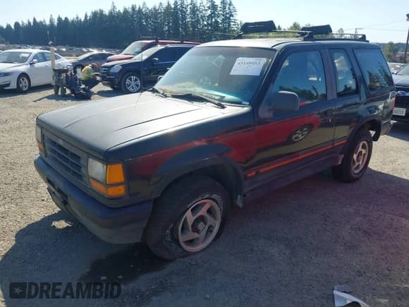 1993 Ford Explorer Eddie Bauer with VIN 1FMCU24X4PUB70302, listed as a IAAI auction lot 43148953 with 3,374 mi miles and . Bid and sale history available at DreamBid. Image 2.