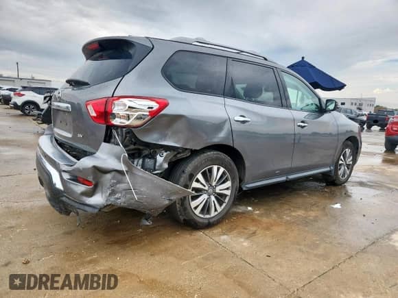 2020 Nissan Pathfinder SV with VIN 5N1DR2BN8LC629922, listed as a Copart auction lot 69704905 with 70,044 mi miles and Salvage title. Bid and sale history available at DreamBid. Image 3.
