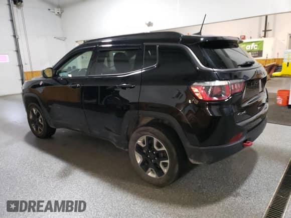 2018 Jeep Compass Trailhawk z VIN 3C4NJDDB6JT350761, wystawiony jako Copart lot #80535565 z przebiegiem 85 147 mil mil oraz Czysty tytuł • Clean title. Historia ofert i sprzedaży dostępna na DreamBid. Obrazek 2.