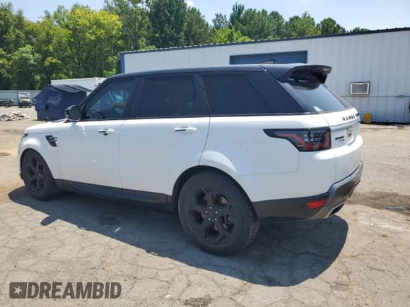 2019 Land Rover Range Rover Sport HSE with VIN SALWR2RV6KA418613, listed as a Copart auction lot 67811675 with 109,413 mi miles and Salvage title. Bid and sale history available at DreamBid. Image 2.