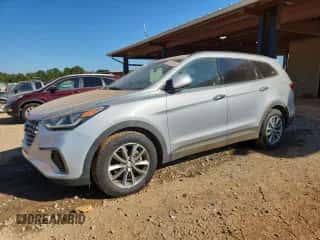 2017 Hyundai Santa Fe SE z VIN KM8SM4HF0HU182408, wystawiony jako Copart lot #84733425 z przebiegiem 90 423 mil mil oraz Szkoda całkowita • Salvage title. Historia ofert i sprzedaży dostępna na DreamBid. Obrazek 1.
