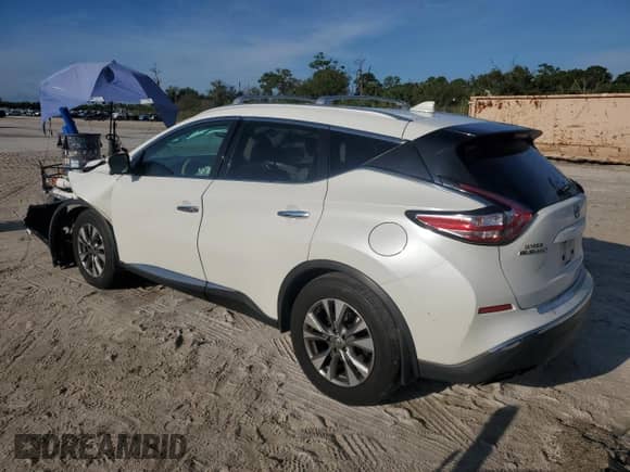 2016 Nissan Murano SL with VIN 5N1AZ2MGXGN152390, listed as a Copart auction lot 81749615 with 150,212 mi miles and Salvage title. Bid and sale history available at DreamBid. Image 2.