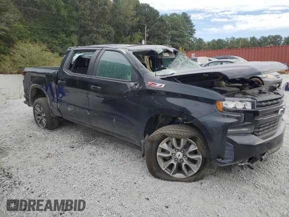 2021 Chevrolet Silverado 1500 RST with VIN 1GCUYEED8MZ227456, listed as a Copart auction lot 87375965 with Not provided miles and Clean title. Bid and sale history available at DreamBid. Image 4.