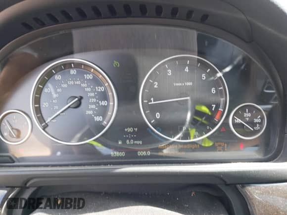 2014 BMW 5 Series 535i с VIN WBA5B1C51ED475862, выставлен на аукционе IAAI как лот 42435666 с пробегом 93 860 миль миль и . История ставок и продаж доступна на DreamBid. Изображение 7.