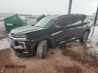 2024 Chevrolet Traverse FWD LT z VIN 1GNERGKS0RJ172160, wystawiony jako Copart lot #84386115 z przebiegiem 34 727 mil mil oraz Szkoda całkowita • Salvage title. Historia ofert i sprzedaży dostępna na DreamBid. Obrazek 1.