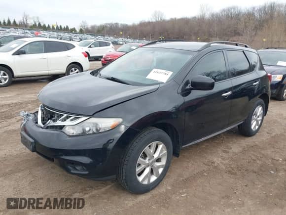 2014 Nissan Murano S with VIN JN8AZ1MU5EW408547, listed as a IAAI auction lot 41827784 with 163,668 mi miles and . Bid and sale history available at DreamBid. Image 17.