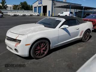 2013 Chevrolet Camaro LT with VIN 2G1FB3D30D9235402, listed as a Copart auction lot 72096255 with 154,118 mi miles and Salvage title. Bid and sale history available at DreamBid. Image 1.