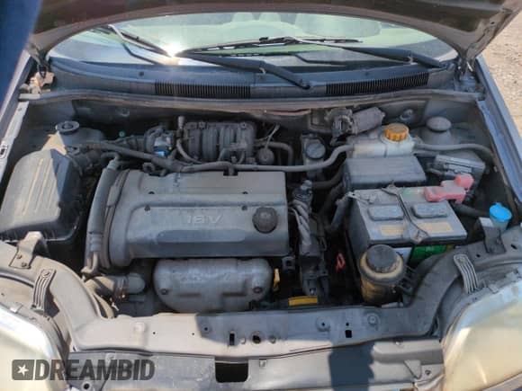 2006 Chevrolet Aveo LS with VIN KL1TD56666B540466, listed as a Copart auction lot 60418355 with 252,838 mi miles and Salvage title. Bid and sale history available at DreamBid. Image 11.