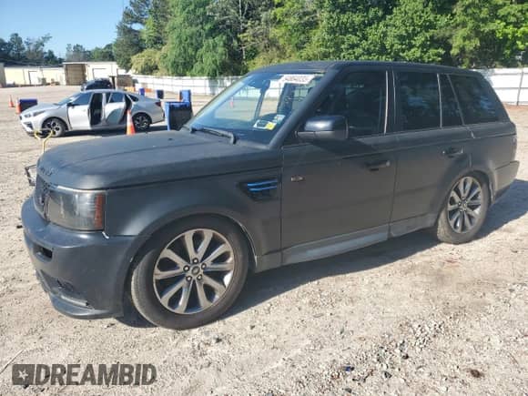 2010 Land Rover Range Rover Sport HSE with VIN SALSF2D41AA229937, listed as a Copart auction lot 54884035 with 109,760 mi miles and Salvage title. Bid and sale history available at DreamBid. Image 1.