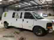 2003 Chevrolet Express Cargo with VIN 1GCHG39U031120126, listed as a Copart auction lot 44209535 with 123,133 mi miles and Salvage title. Bid and sale history available at DreamBid. Image 4.