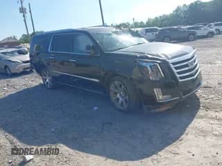 2015 Cadillac Escalade ESV Premium with VIN 1GYS4TKJ3FR610266, listed as a IAAI auction lot 42644517 with 149,465 mi miles and . Bid and sale history available at DreamBid. Image 1.