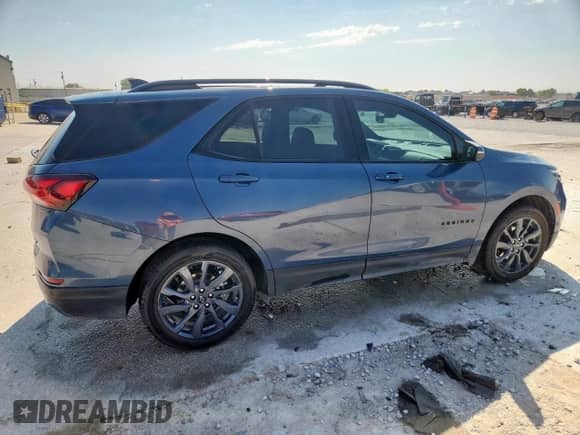 2024 Chevrolet Equinox RS с VIN 3GNAXMEG5RL183853, выставлен на аукционе Copart как лот 71620275 с пробегом 20 589 миль миль и На запчасти • Non repairable. История ставок и продаж доступна на DreamBid. Изображение 3.