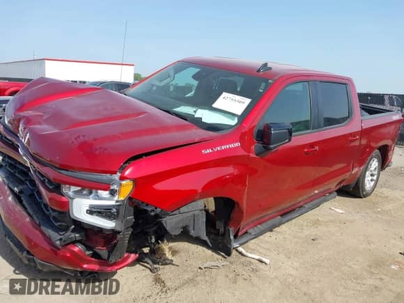 2025 Chevrolet Silverado 1500 RST with VIN 1GCUKEED9SZ249710, listed as a IAAI auction lot 42755309 with 4,967 mi miles and . Bid and sale history available at DreamBid. Image 2.