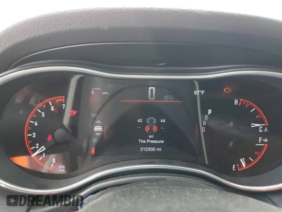 2020 Dodge Durango SXT with VIN 1C4RDHAG9LC352857, listed as a Copart auction lot 62466595 with 212,300 mi miles and Salvage title. Bid and sale history available at DreamBid. Image 9.