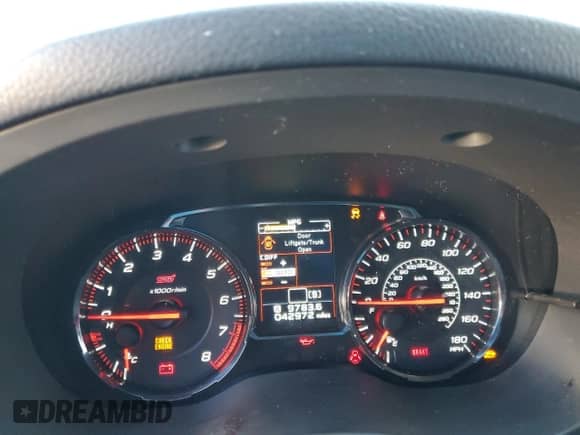 2019 Subaru WRX STI z VIN JF1VA2R65K9817054, wystawiony jako Copart lot #45966075 z przebiegiem 42 972 mil mil oraz Czysty tytuł • Clean title. Historia ofert i sprzedaży dostępna na DreamBid. Obrazek 9.