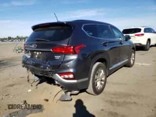 2020 Hyundai Santa Fe SE with VIN 5NMS2CAD3LH300481, listed as a Copart auction lot 66738032 with 18,956 mi miles and . Bid and sale history available at DreamBid. Image 4.