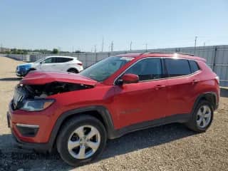 2018 Jeep Compass Latitude with VIN 3C4NJDBB4JT331323, listed as a Copart auction lot 63425895 with 116,611 mi miles and Salvage title. Bid and sale history available at DreamBid. Image 1.