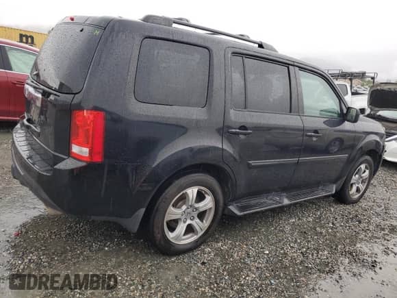 2014 Honda Pilot EX-L with VIN 5FNYF3H59EB011476, listed as a Copart auction lot 86445675 with 112,022 mi miles and Salvage title. Bid and sale history available at DreamBid. Image 3.