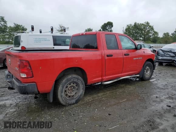 2012 Ram 1500 ST z VIN 1C6RD7FP8CS296264, wystawiony jako Copart lot #80455255 z przebiegiem 193 840 mil mil oraz Szkoda całkowita • Salvage title. Historia ofert i sprzedaży dostępna na DreamBid. Obrazek 3.