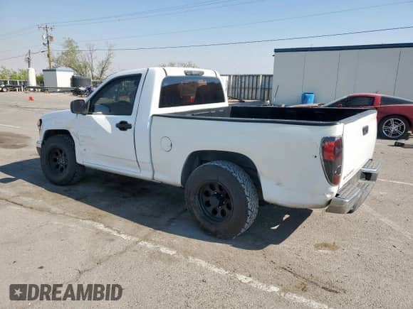 2006 Chevrolet Colorado Work Truck z VIN 1GCCS146468293066, wystawiony jako Copart lot #61366345 z przebiegiem 159 241 mil mil oraz Szkoda całkowita • Salvage title. Historia ofert i sprzedaży dostępna na DreamBid. Obrazek 2.