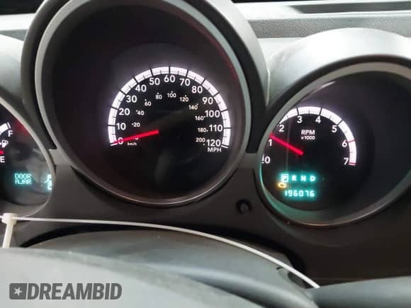 2008 Dodge Nitro R/T with VIN 1D8GU58628W249838, listed as a IAAI auction lot 41905362 with 196,076 mi miles and . Bid and sale history available at DreamBid. Image 7.
