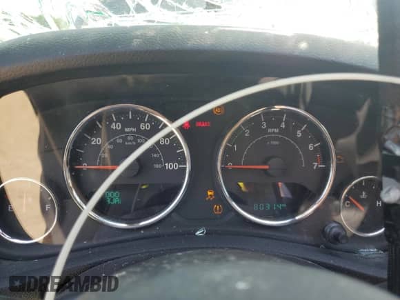 2016 Jeep Wrangler Sahara with VIN 1C4AJWBG2GL128652, listed as a Copart auction lot 62870825 with 80,314 mi miles and Salvage title. Bid and sale history available at DreamBid. Image 9.