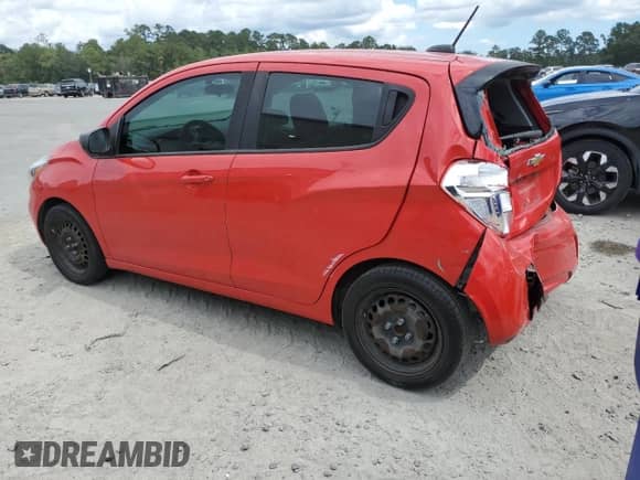 2019 Chevrolet Spark LS with VIN KL8CB6SA8KC711665, listed as a Copart auction lot 83996085 with 158,057 mi miles and Salvage title. Bid and sale history available at DreamBid. Image 2.