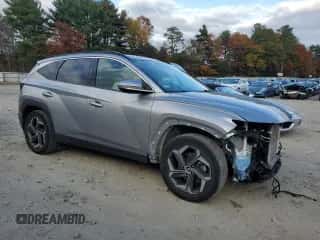 2022 Hyundai Tucson Limited with VIN KM8JECA11NU033941, listed as a Copart auction lot 89478835 with 46,922 mi miles and Salvage title. Bid and sale history available at DreamBid. Image 4.