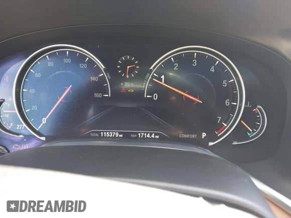 2016 BMW 7 Series 750i xDrive with VIN WBA7F2C51GG416492, listed as a IAAI auction lot 43127235 with 115,379 mi miles and . Bid and sale history available at DreamBid. Image 7.