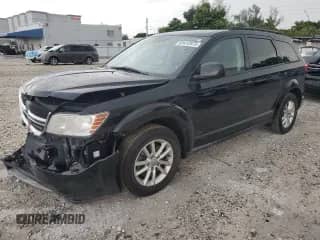 2015 Dodge Journey SXT with VIN 3C4PDCBG6FT524831, listed as a Copart auction lot 81412875 with 140,110 mi miles and Salvage title. Bid and sale history available at DreamBid. Image 1.