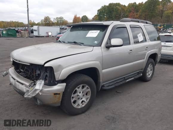 2005 Chevrolet Tahoe Z71 with VIN 1GNEK13T15R228515, listed as a IAAI auction lot 43502187 with 189,430 mi miles and . Bid and sale history available at DreamBid. Image 2.