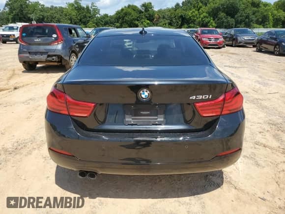 2019 BMW 4 Series 430i with VIN WBA4W3C50KAF91534, listed as a Copart auction lot 65551825 with 85,112 mi miles and Salvage title. Bid and sale history available at DreamBid. Image 6.