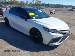 2021 Toyota Camry XSE with VIN 4T1K61AK1MU479021, listed as a IAAI auction lot 41416939 with 58,520 mi miles and . Bid and sale history available at DreamBid. Image 1.